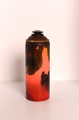 ''Neon Landscape'' customised empty spray can by Andrew Witos